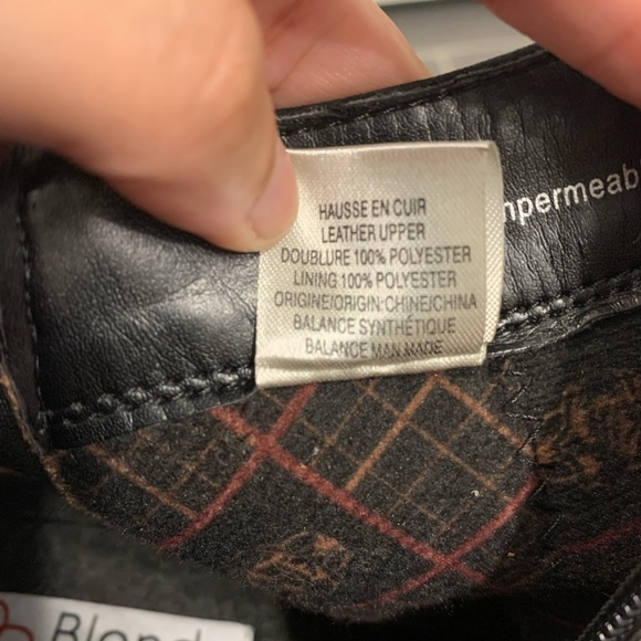 Blondo Black Nubuck Leather Waterproof Western Ankle Booties Shoes Womens 9.5 M - Picture 9 of 9